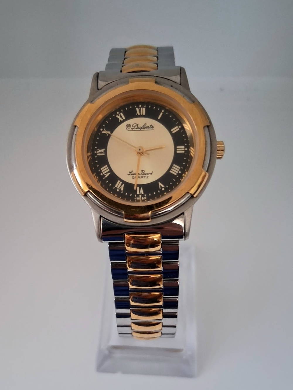 Elegant Ladies Lucien Piccard Two-Tone Stainless Steel Watch